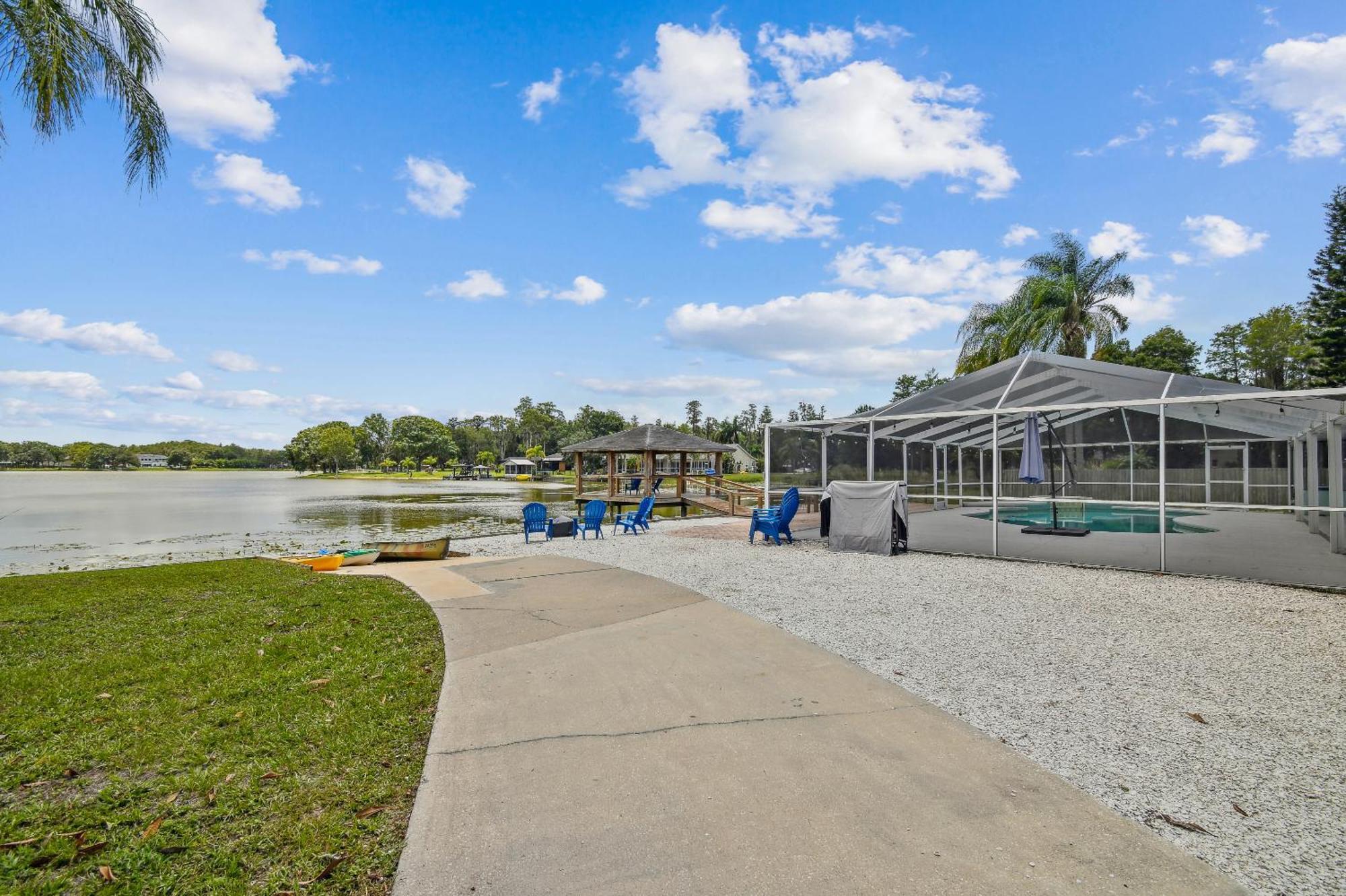 Lake House Westchase Area. Heated Pool Waterfront! Tampa Exteriér fotografie